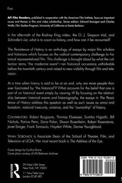 Produktbild: The Persistence of History