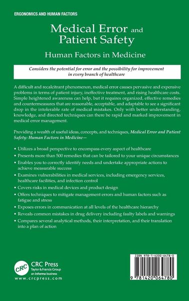 Produktbild: Medical Error and Patient Safety