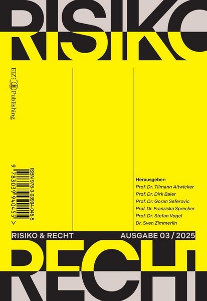 Produktbild: Risiko & Recht 03/2025