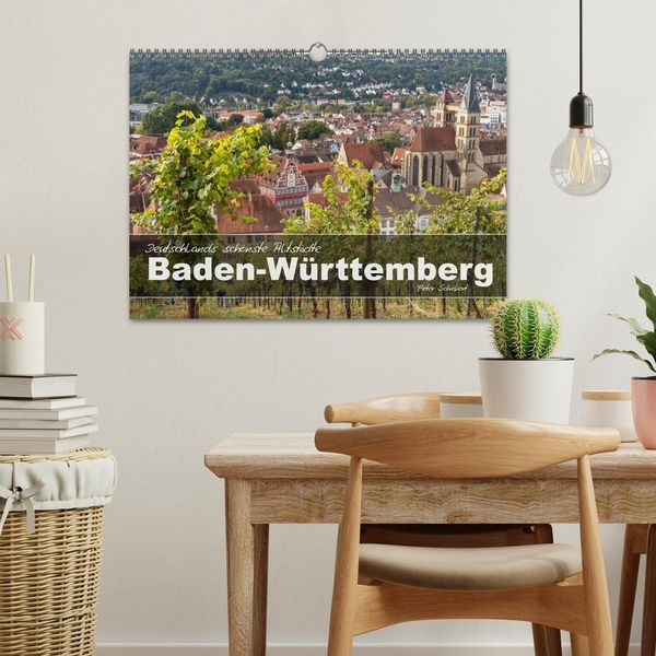 Produktbild: Deutschlands sch&ouml;nste Altst&auml;dte - Baden-W&uuml;rttemberg (Wandkalender 2026 DIN A3 quer), CALVENDO Monatskalender