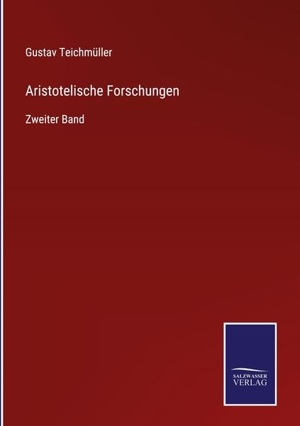 Produktbild: Aristotelische Forschungen
