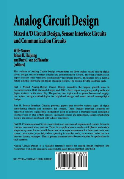 Produktbild: Analog Circuit Design