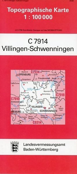 Produktbild: Villingen-Schwenningen 1 : 100 000