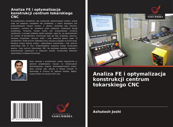 Produktbild: Analiza FE i optymalizacja konstrukcji centrum tokarskiego CNC