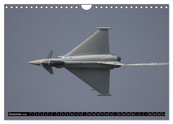 Produktbild: Augenblicke in der Luft: Eurofighter Typhoon (Wandkalender 2026 DIN A4 quer), CALVENDO Monatskalender