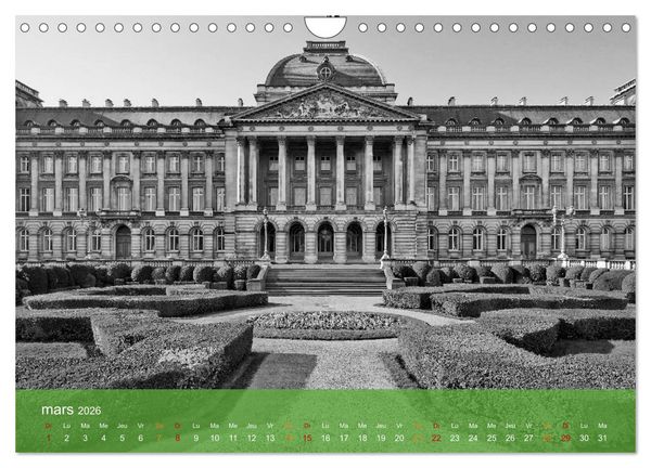 Produktbild: Bruxelles en confinement (Calendrier mural 2026 DIN A4 vertical), CALVENDO calendrier mensuel