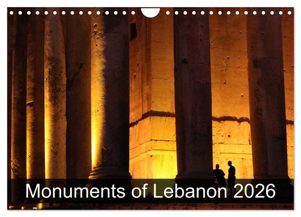 Produktbild: Monuments of Lebanon 2026 (Wall Calendar 2026 DIN A4 landscape), CALVENDO 12 Month Wall Calendar