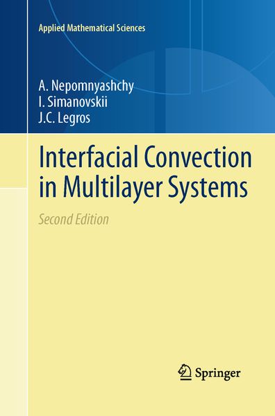 Produktbild: Interfacial Convection in Multilayer Systems