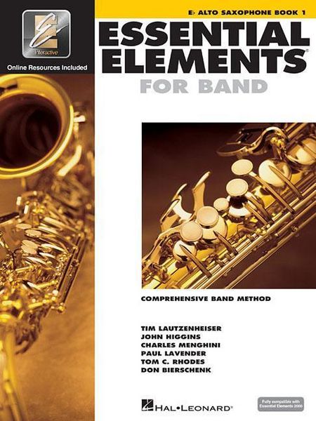 Produktbild: Essential Elements for Band - Eb Alto Saxophone Book 1 with Eei (Book/Media Online)