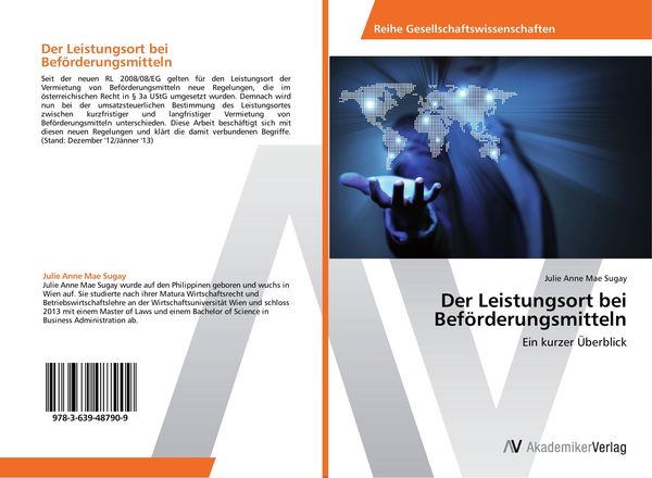 Produktbild: Der Leistungsort bei Bef&ouml;rderungsmitteln