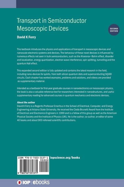Produktbild: Transport in Semiconductor Mesoscopic Devices (Second Edition)
