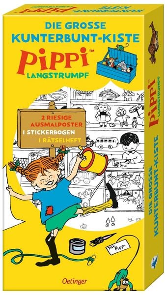 Produktbild: Pippi Langstrumpf. Die gro&szlig;e Kunterbunt-Kiste