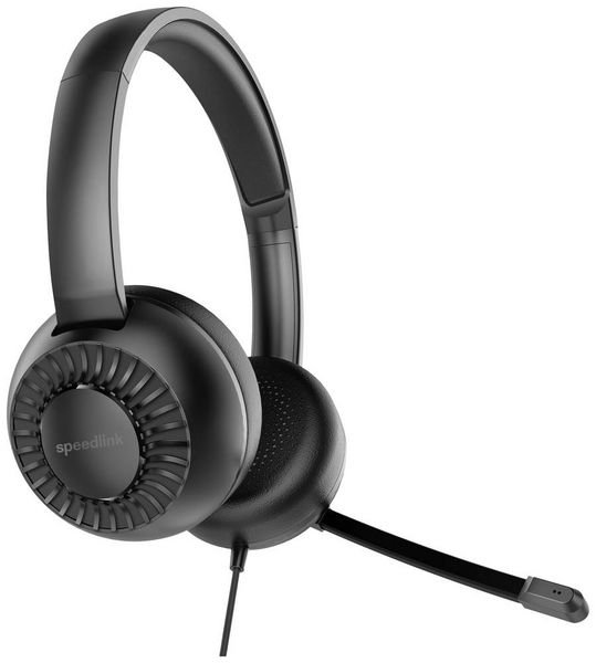 Produktbild: SPEEDLINK METIS Stereo Headset, 3,5mm Jack with Y-Adapter, black