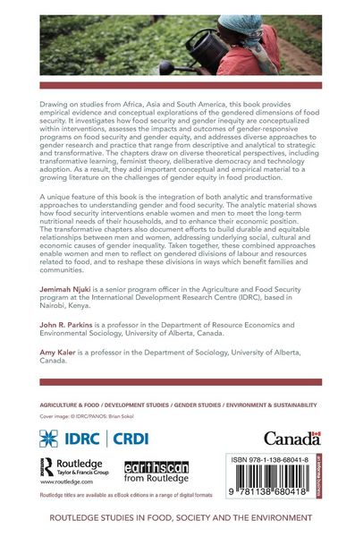 Produktbild: Transforming Gender and Food Security in the Global South