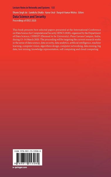 Produktbild: Data Science and Security