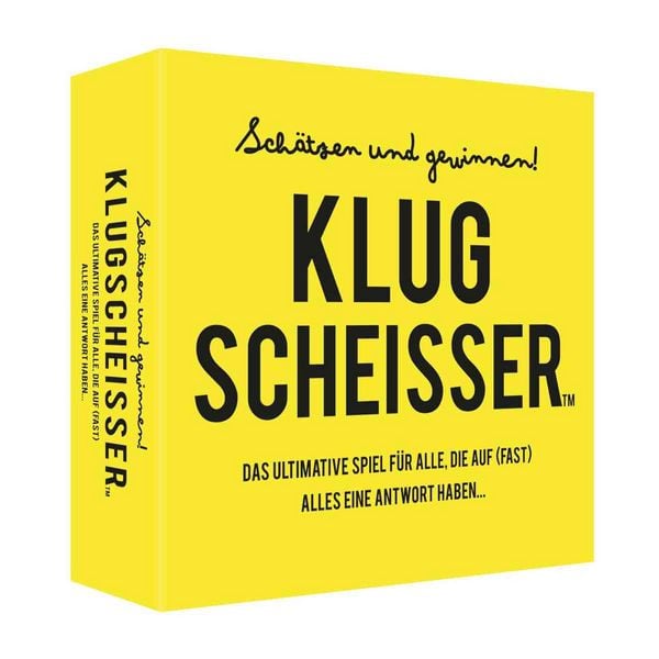 Kartenspiel Klugscheisser schätzen und gewinnen