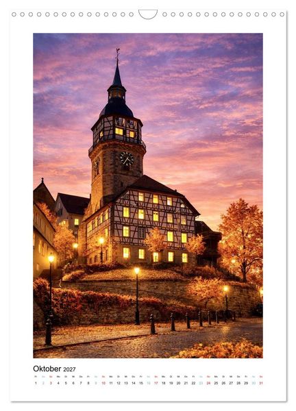 Produktbild: Unterwegs in und um Backnang (Wandkalender 2027 DIN A3 hoch), CALVENDO Monatskalender