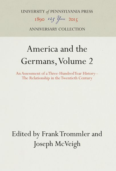 Produktbild: America and the Germans, Volume 2