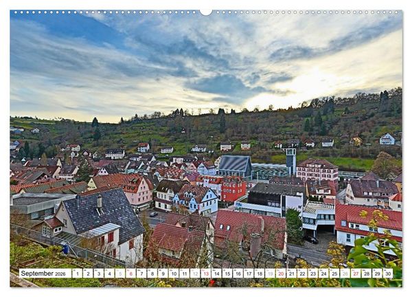 Produktbild: Altensteig (hochwertiger Premium Wandkalender 2026 DIN A2 quer), Kunstdruck in Hochglanz
