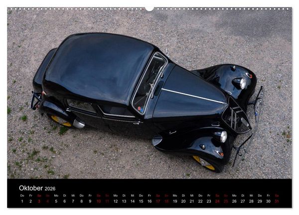 Produktbild: Citro&euml;n 11CV Traction Avant (Wandkalender 2026 DIN A2 quer), CALVENDO Monatskalender