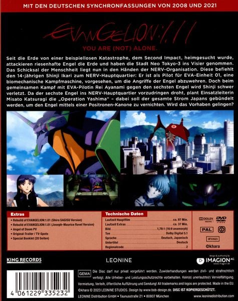 Produktbild: Evangelion: 1.11 - You are (not) alone - Mediabook - Special Edition