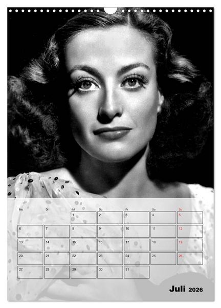 Produktbild: Filmstars der goldenen Leinwandjahre (Wandkalender 2026 DIN A3 hoch), CALVENDO Monatskalender