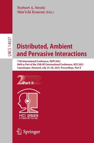 Produktbild: Distributed, Ambient and Pervasive Interactions