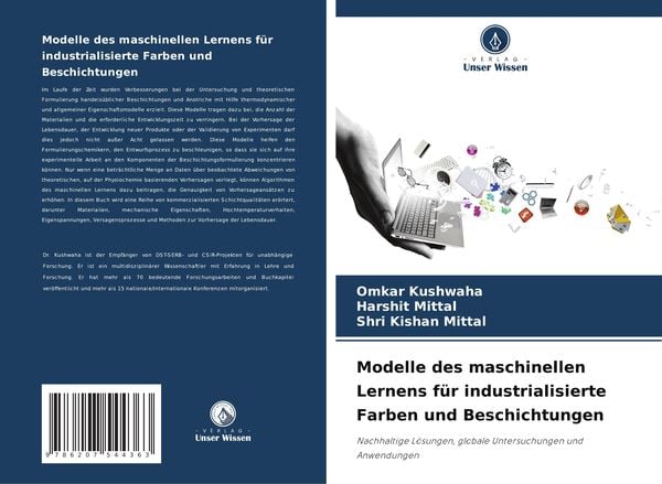 Modelle des maschinellen Lernens für industrialisierte Farben und Beschichtungen, Taschenbuch von Omkar Kushwaha,Harshit Mittal,Shri Kishan Mittal,