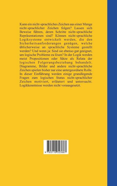 Produktbild: Einf&uuml;hrung in die nicht-sprachliche Logik