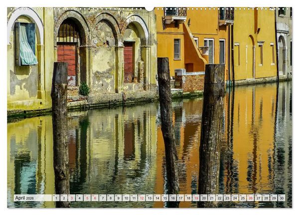 Produktbild: Chioggia - Venedigs kleine Schwester (hochwertiger Premium Wandkalender 2026 DIN A2 quer), Kunstdruck in Hochglanz
