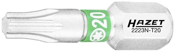 Produktbild: Hazet 2223N-T20/3 2223N-T20/3 Torx-Bit Antrieb: 1/4\" (6.3 mm) Abtrieb: TX TX 20 25mm
