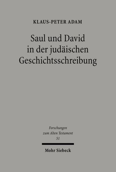 Produktbild: Saul und David in der jud&auml;ischen Geschichtsschreibung
