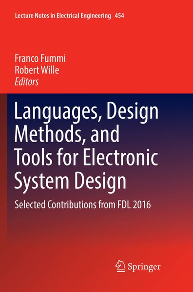 Produktbild: Languages, Design Methods, and Tools for Electronic System Design