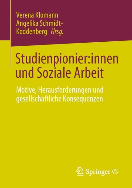 Produktbild: Studienpionier:innen und Soziale Arbeit