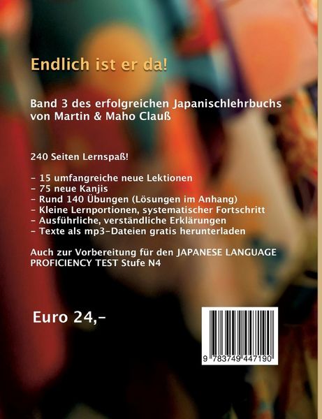 Produktbild: Japanisch Schritt f&uuml;r Schritt Band 3: