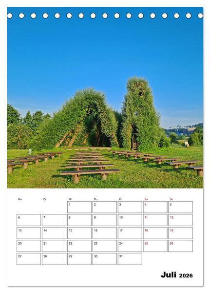 Produktbild: Boizenburg am Elberadweg (Tischkalender 2026 DIN A5 hoch), CALVENDO Monatskalender