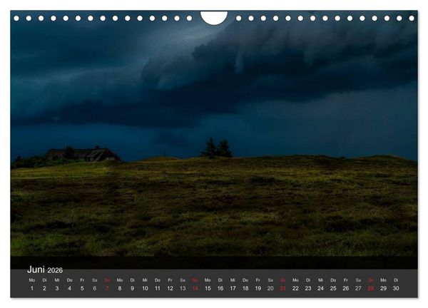Produktbild: Sylt Morsumer Kliffabende Fotografien von Tobias Thiele (Wandkalender 2026 DIN A4 quer), CALVENDO Monatskalender