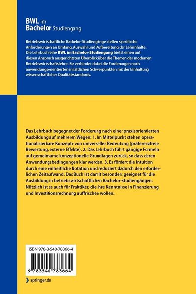 Produktbild: Investition und Finanzierung