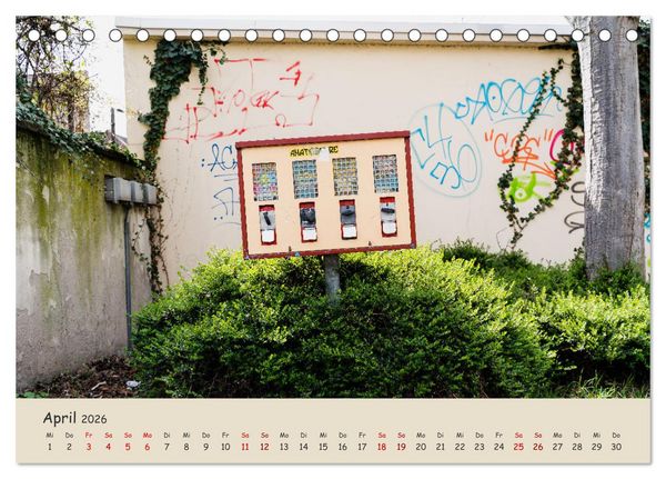 Produktbild: Kaugummiautomaten (Tischkalender 2026 DIN A5 quer), CALVENDO Monatskalender