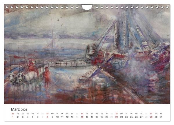 Produktbild: Die Atmosph&auml;re des Impressionismus (Wandkalender 2026 DIN A4 quer), CALVENDO Monatskalender