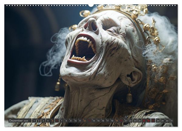 Produktbild: Vampire - Kreaturen der Nacht (Wandkalender 2026 DIN A2 quer), CALVENDO Monatskalender