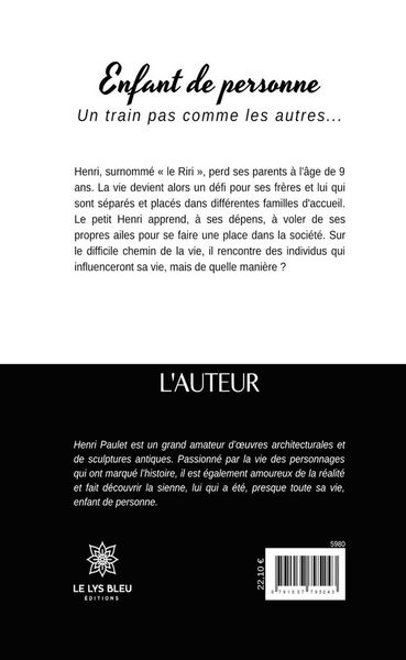 Produktbild: Henri Paulet: Enfant de personne