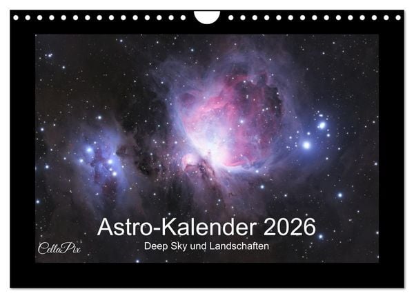 Produktbild: Astro-Kalender - Deep Sky und Landschaften (Wandkalender 2026 DIN A4 quer), CALVENDO Monatskalender