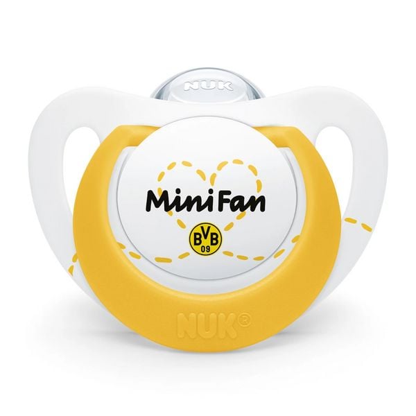 Produktbild: BVB-Schnullerset NUK Star 6-18 Monate