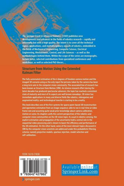 Produktbild: Structure from Motion using the Extended Kalman Filter