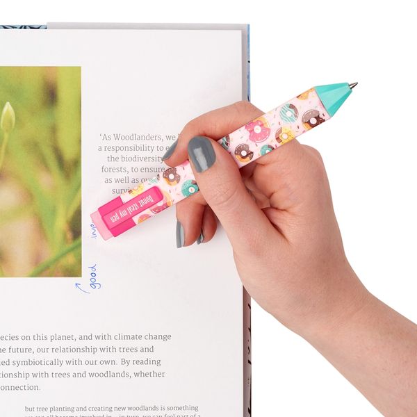 Produktbild: Pen Bookmark Set Donuts &ndash; Stift & Lesezeichen 2er-Set