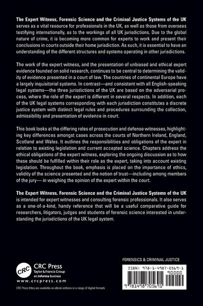Produktbild: The Expert Witness, Forensic Science, and the Criminal Justice Systems of the UK