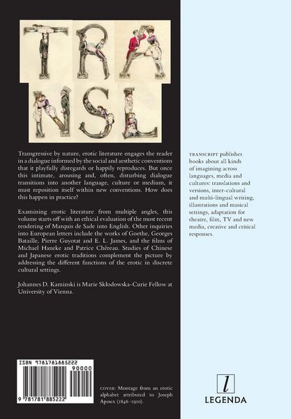 Produktbild: Erotic Literature in Adaptation and Translation