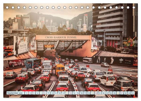 Produktbild: Hongkong Street (Tischkalender 2026 DIN A5 quer), CALVENDO Monatskalender