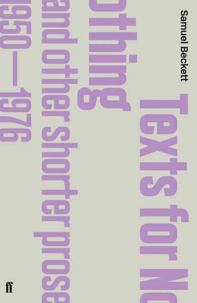 Produktbild: Texts for Nothing and Other Shorter Prose, 1950-1976